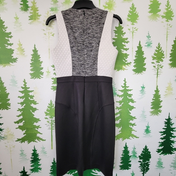 Rachel Roy Colorblock Faux Leather Dress. - Picture 2 of 13